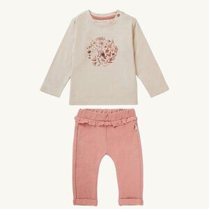 NWT - organic comfy set for baby girl​​​​